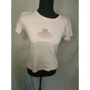 Scotland t shirt with Rhinestones Size L/XL